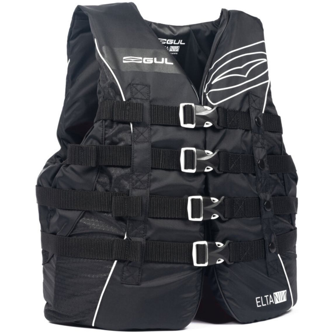 2026 Gul Eltanin 4 Buckle ISO Approved Impact Vest SK7102-C3 - Black